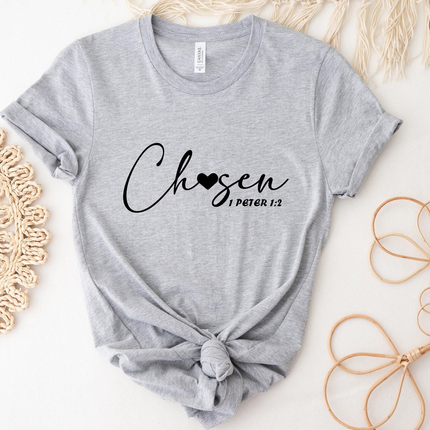 Chosen Shirt, Cute Christian Sweatshirt, Women's Religious Shirt, Bible Verse Hoodie, Faith Tshirt, Christian Gifts, Catholic Gifts
