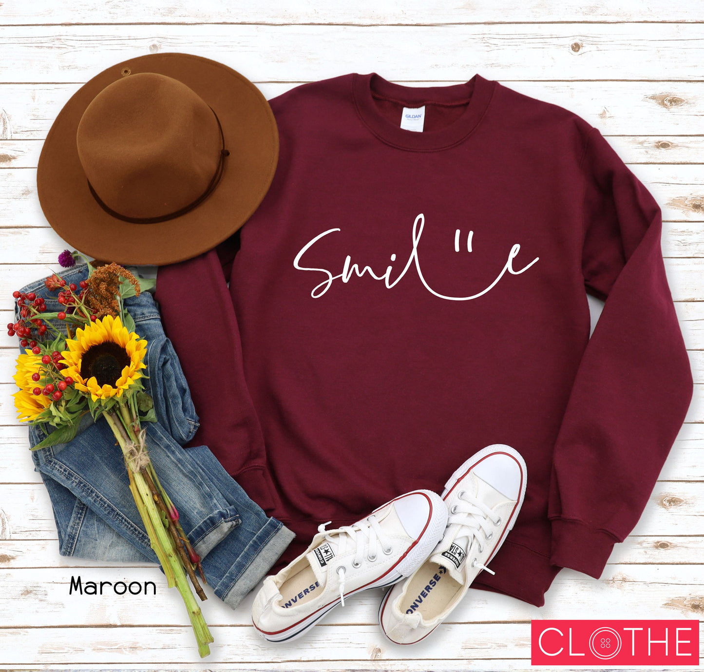 Smile Sweatshirt,Smile Shirt,Smiley Face Sweatshirt,Smiling  T-shirt,Smile Hoodie,Positive Sweatshirt,Be ,Clothe, C5078