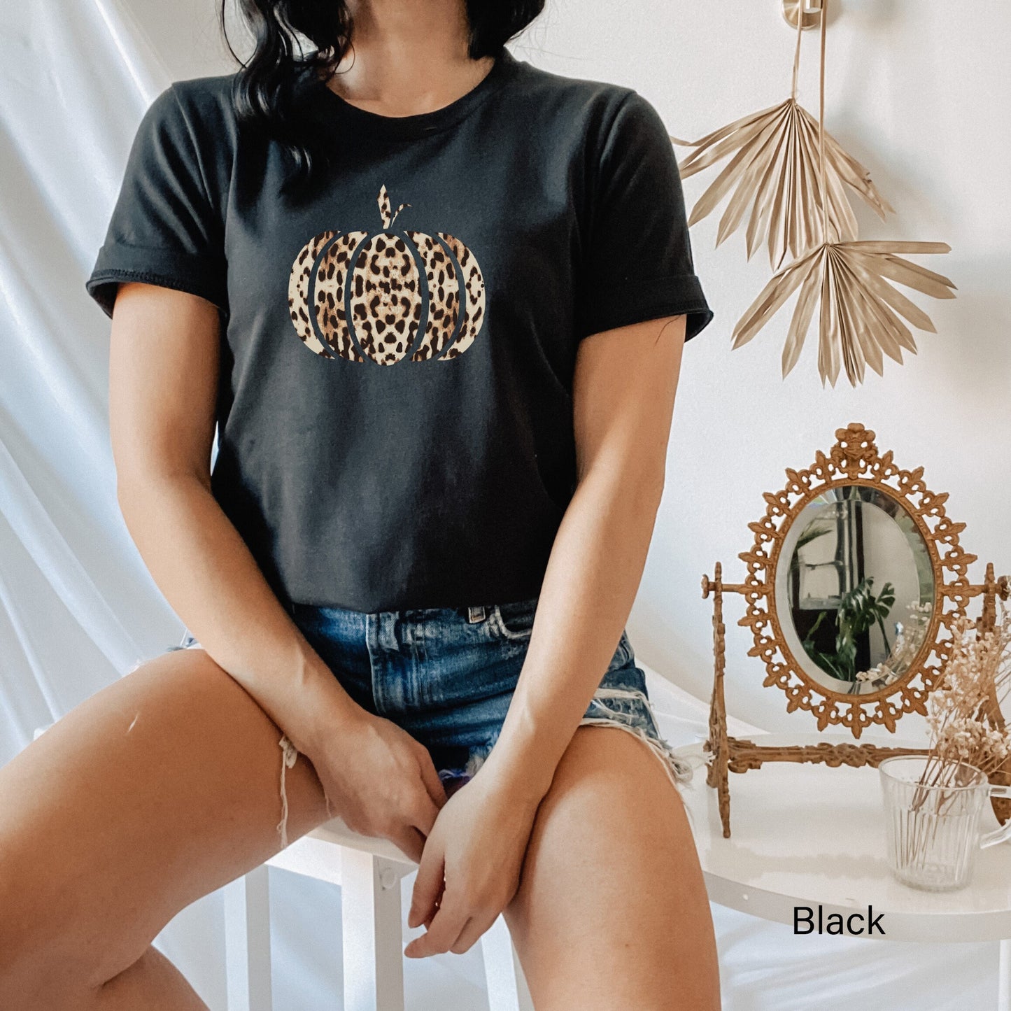 Leopard Pumpkin Shirt, Cheetah Pumpkin Shirt,Thankful Grateful Blessed Shirt,Thanksgiving Shirt Fall Shirt, Fall Teacher Shirt,C5980