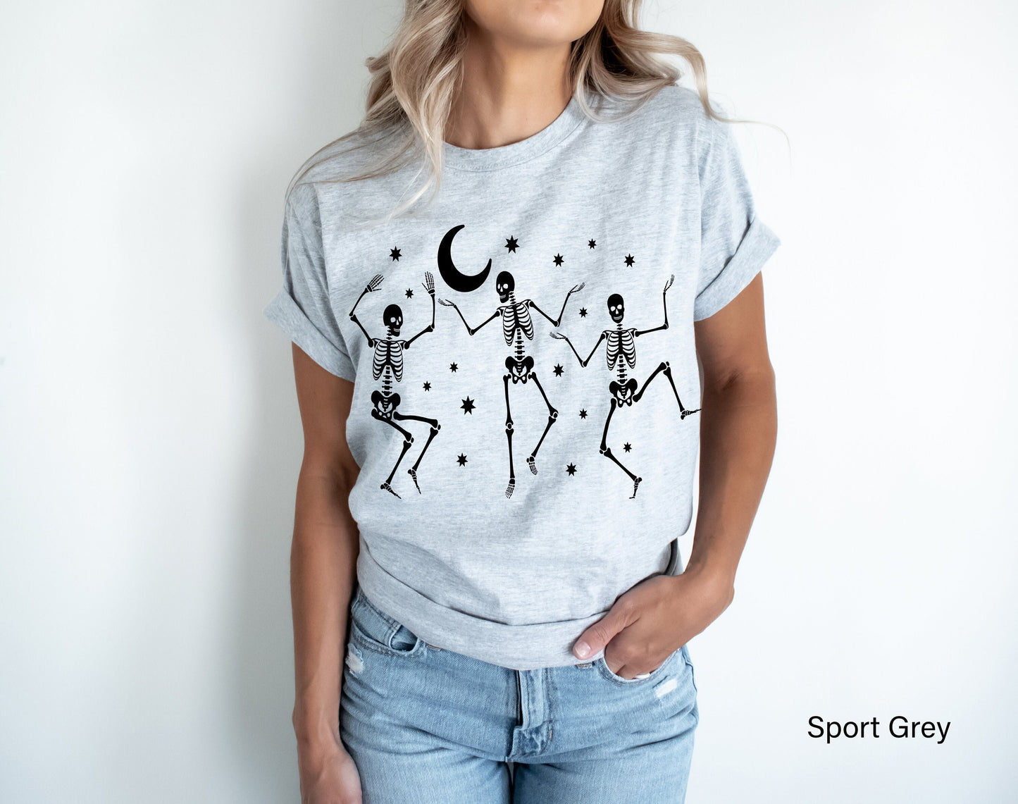 Halloween Skeleton Shirt,Halloween Party Dancing Skeleton Shirt,Skeletons  Halloween Shirt,Halloween Costume,Comfortable Tee,C6127