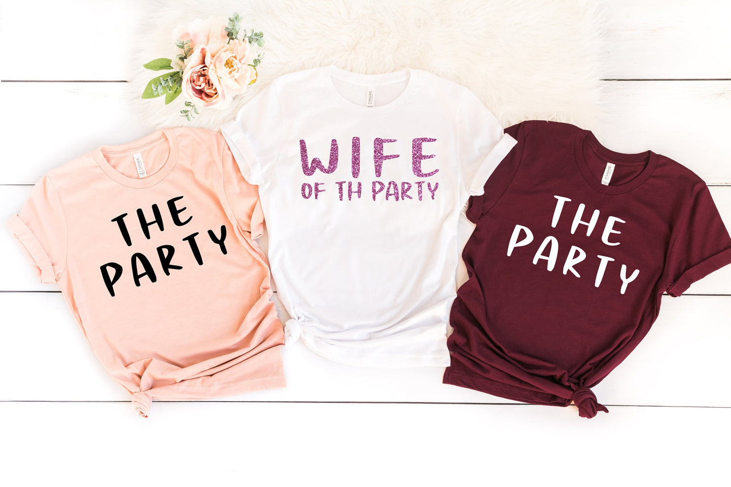 Wife of the Party Shirts, Bachelorette Party Favor Shirts, Personalized Bridesmaids Shirt,Bridal Party Shirts, Wedding Shirt, C5987