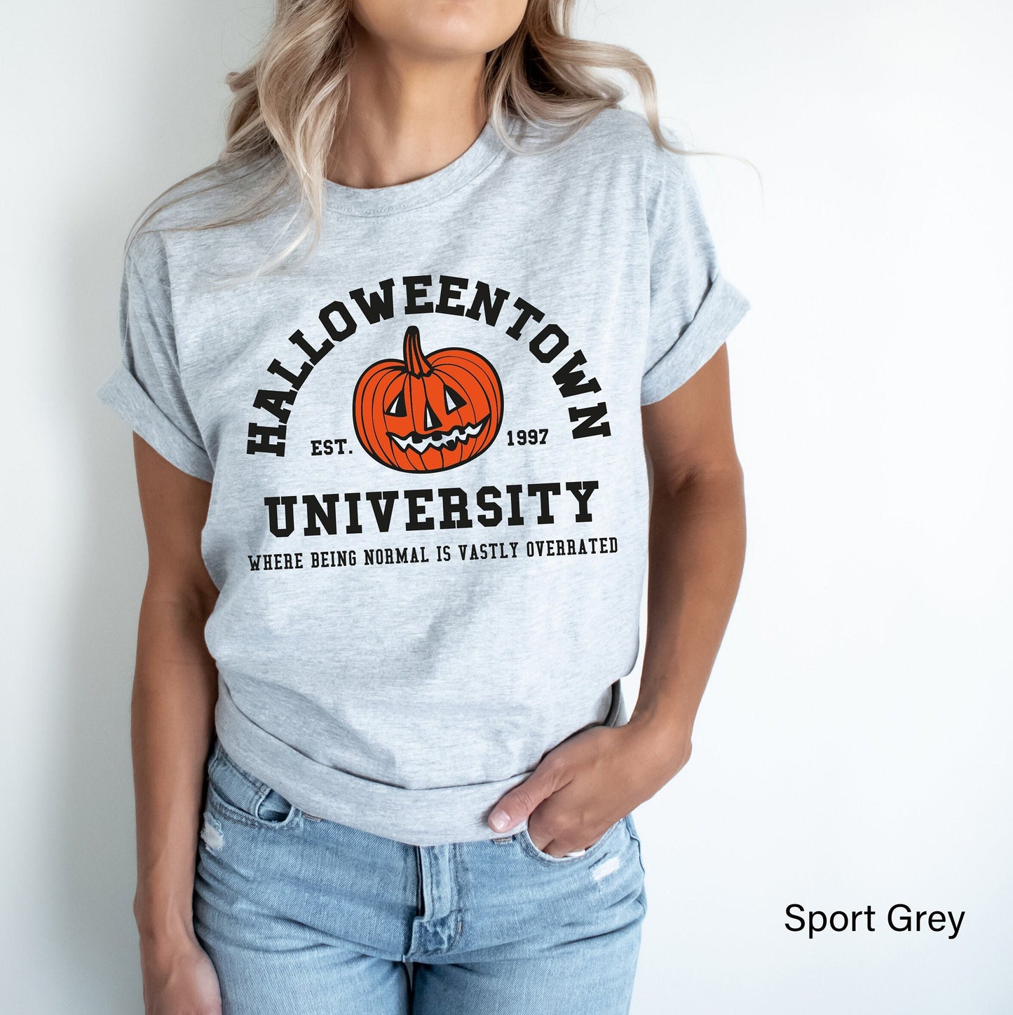 Halloween School Sweatshirts,Trendy Halloween Hoodie,Halloweentown University Shirts,Fall Tshirt,Funny Pumpkin  Season T Shirt,Autumn,C6133