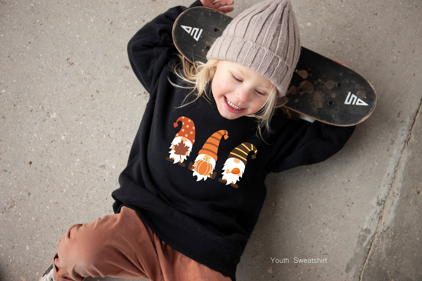 Cute Fall Sweatshirt, Fall Gnomes Shirt, Thanksgiving Shirt,Pumpkin Sweatshirt, Gnome Fall Sweatshirt,Thanksgiving Gnomes,Gnomes Shirt,C6144