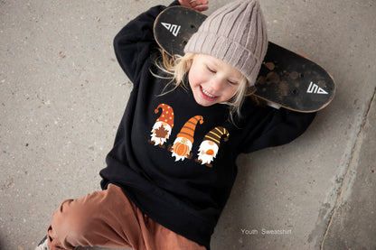 Cute Fall Sweatshirt, Fall Gnomes Shirt, Thanksgiving Shirt,Pumpkin Sweatshirt, Gnome Fall Sweatshirt,Thanksgiving Gnomes,Gnomes Shirt,C6144