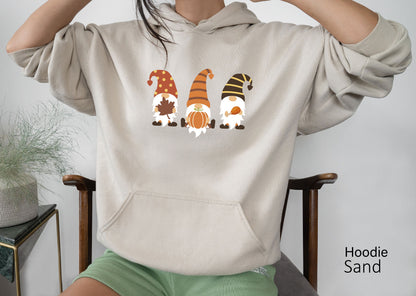 Cute Fall Sweatshirt, Fall Gnomes Shirt, Thanksgiving Shirt,Pumpkin Sweatshirt, Gnome Fall Sweatshirt,Thanksgiving Gnomes,Gnomes Shirt,C6144