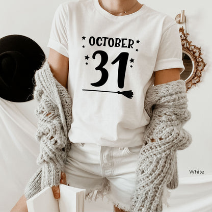 Halloween Shirt,October 31 Shirt, Halloween Party T-Shirt,October 31st Tee,Trick or Treat Shirts,Halloween 2021, C5333