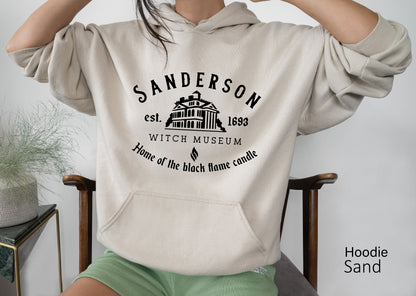 Sanderson Witch Museum Shirt,Trendy Halloween Sweatshirt,Happy Halloween Kids Tops,Women Halloween Witches Tee,Halloween Party Costume,C5407