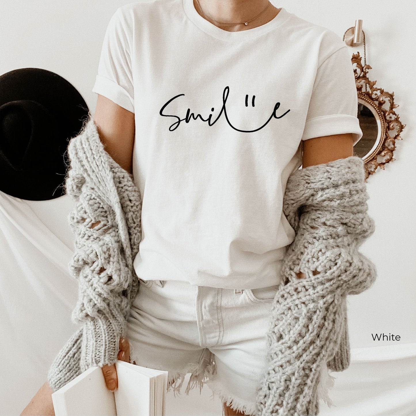 Smile Shirt,  Super Soft Unisex T-Shirt, Smile Shirt, Graphic T-Shirt,  Positive Shirt, C5078