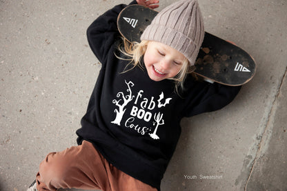 Fab Boo Cous Hoodie, Halloween Shirt, Halloween T-shirt, Womens Halloween Tee, Fabulous Halloween Shirt, Halloween Candy Shirt, C5322
