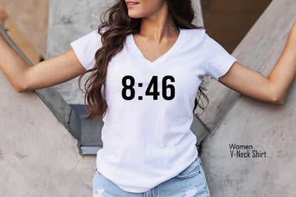 8:46 Shirt, Black Lives Matter Shirt, Justice Equality, Activist Shirt, Black History Tee, Ally Shirt, C5114
