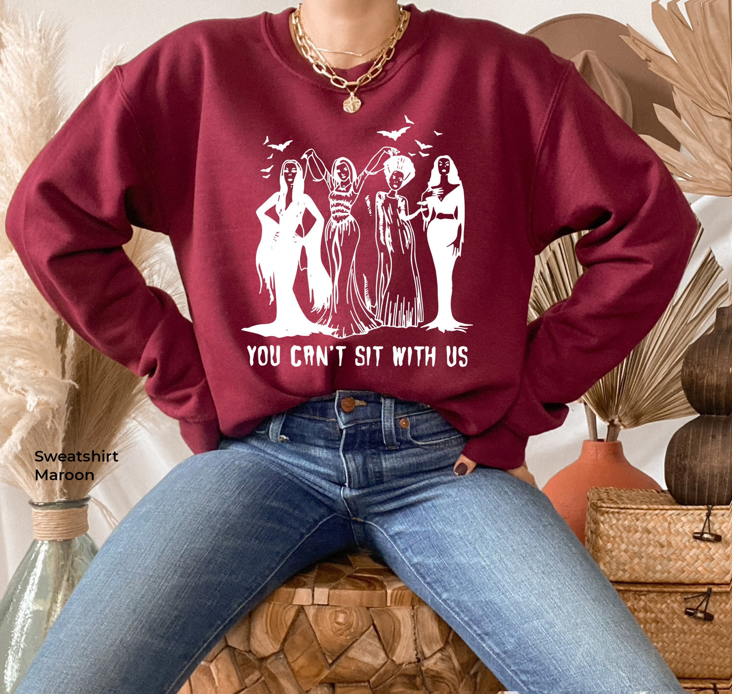 Halloween Sweatshirt, Halloween Sweater, Funny Halloween Sweatshirt, Fall Sweater, Cute Halloween shirt, C6182