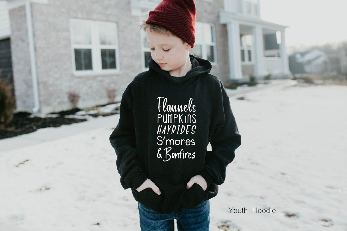 Flannels Pumpkins Hayrides S’mores & Bonfires Shirt, Fall Shirt, Funny Fall Shirt, Pumpkin Patch, Thanksgiving Tee, Clothe Design, C5353