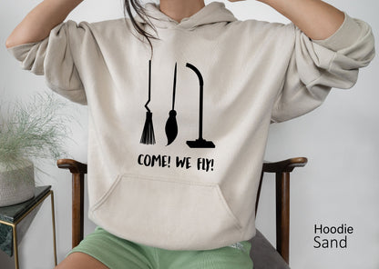 Come We Fly Kids Hoodie,Halloween Sweatshirt,Halloween Youth Shirt,Halloween Toddler Shirt,Halloween Baby Bodysuit,Boo Kids,C5402K