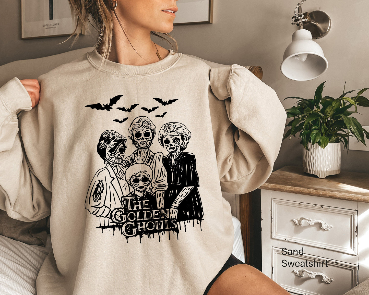The Golden Ghouls Shirt,Halloween Sweatshirt,Halloween Sweater,Horror Film Tshirt,Funny Halloween Party T shirt,Halloween Party Tee,C6181