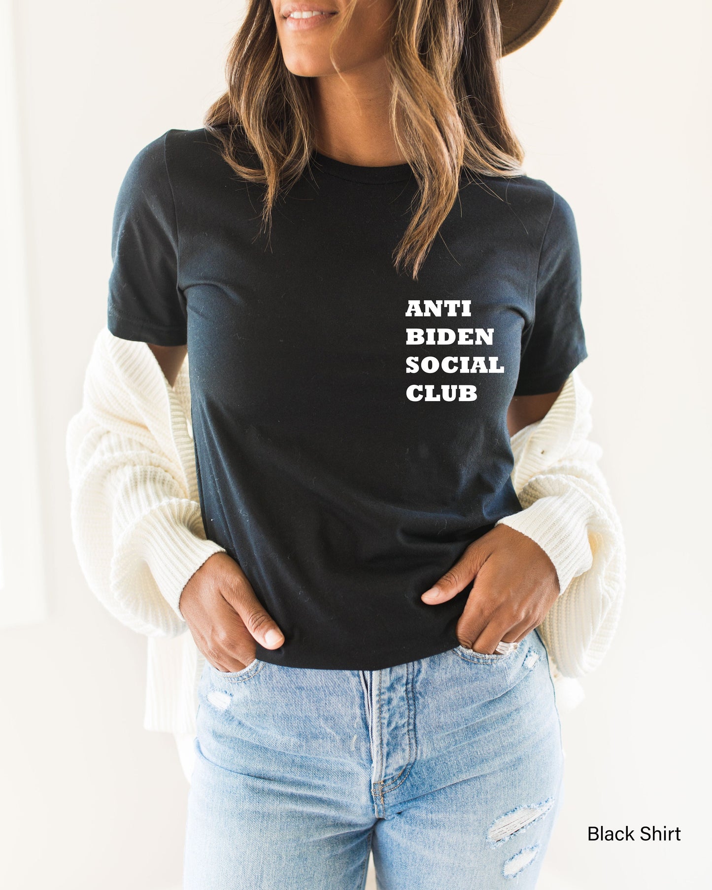 Anti Biden Social Club Shirt, Political Humor Shirt, Conservative Shirt, Republican T-shirt, Impeach Biden Tee, Biden Sucks, C6191