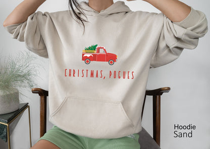 Pogues Sweatshirt, Funny Christmas Hoodie for Teens, Christmas Sweatshirt, Pogue Life Gift. Outer Banks Xmas, Holiday shirt,C6311