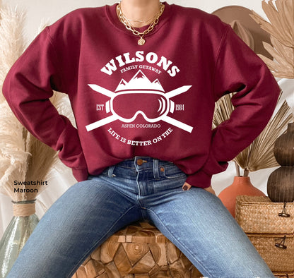 Custom Ski Sweatshirt,Family Ski Trip Sweatshirt,Personalized Ski Trip shirt,Custom Family Snowboard Sweatshirt,Youth Ski Sweatshirt,C5951