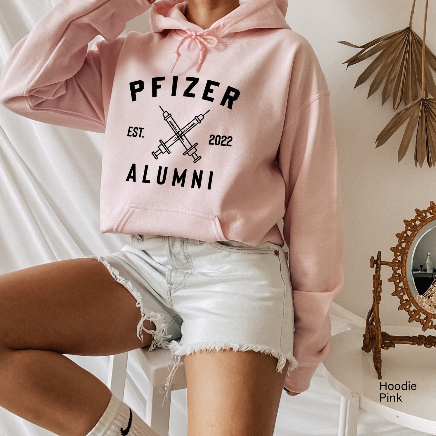 Pfizer Alumni Hoddie,Team Pfizer,Nurse Hoddie ,Vaccinated Hoddie,Funny Pandemic T-Shirt,Vaccination Shirt, Covid VaccineSweatshirt,C5688
