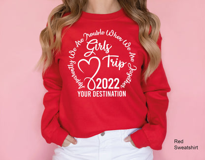Girls' Trip Shirt, Girls Vacation Shirt , Girls Travel Shirt, Best Friends Gift, Travel Lover Gift, Besties Shirt,Gift For Besties, C6121