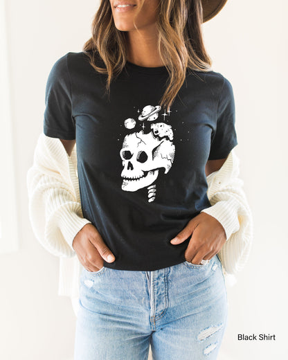 Skeleton Head Sweatshirt, Skeleton Halloween Shirt, Skeleton Head Shirt, Halloween Shirt, C6519