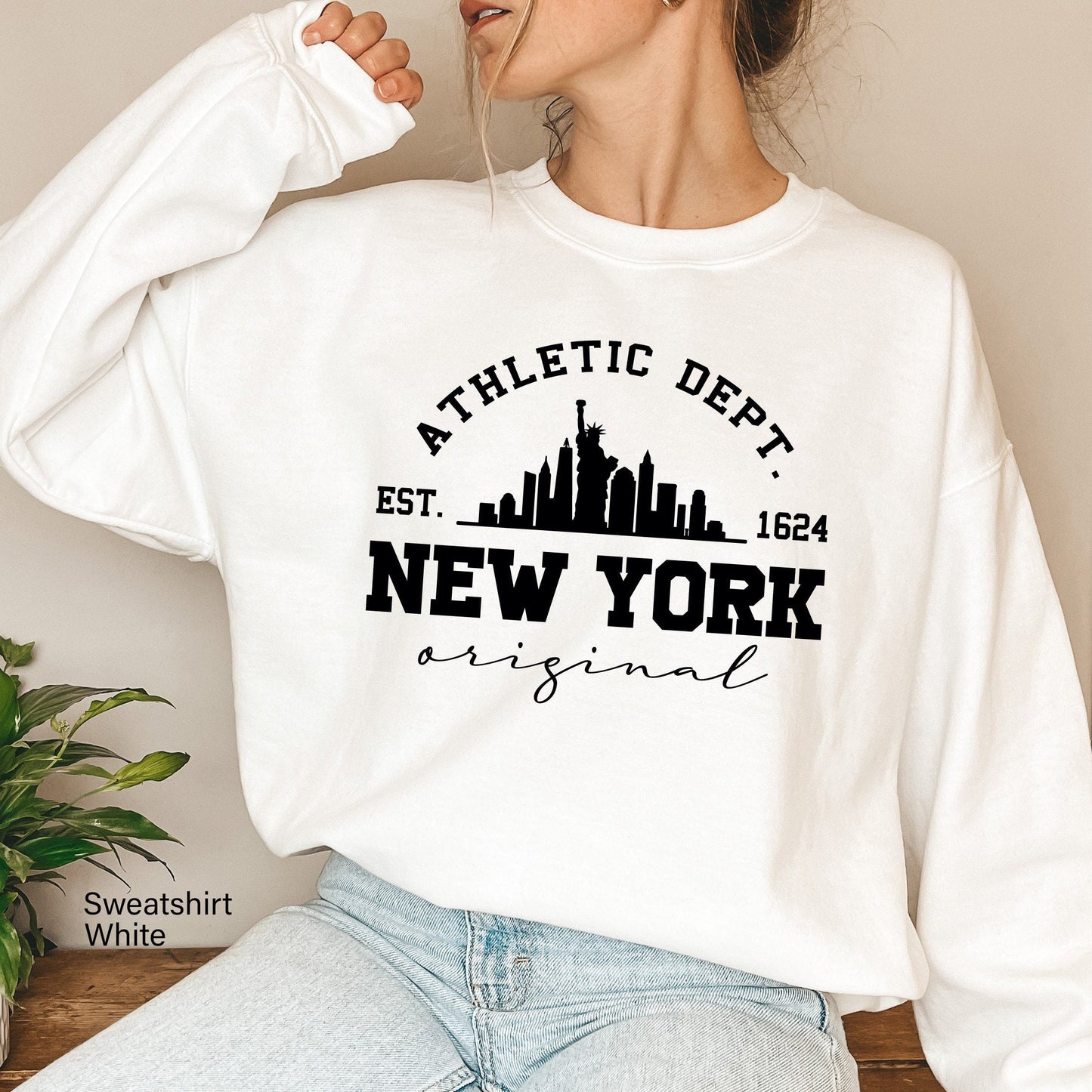 New York Sweatshirt, New York City Sweatshirt, East Coast Sweatshirt, New Yorker Sweatshirt, New York Lover Gift, C6394