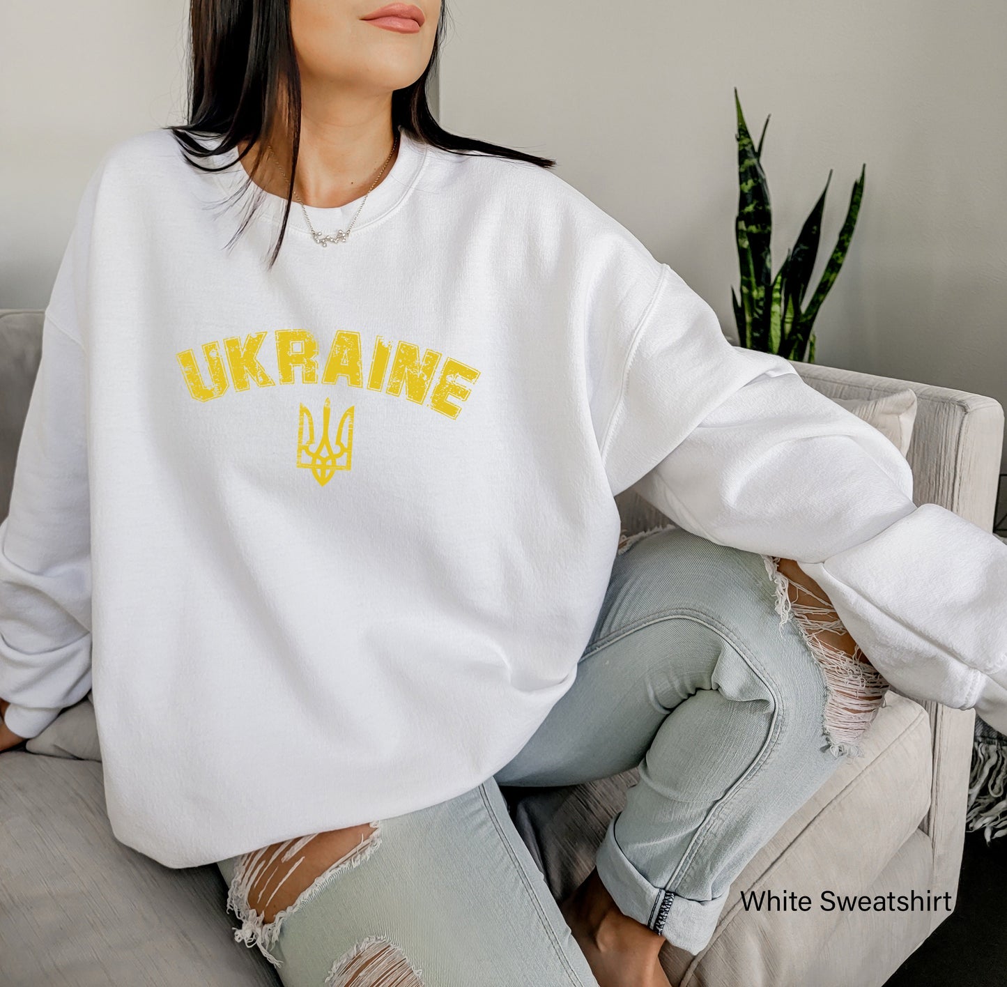 Ukrainian Sweatshirt, Ukraine People Shirt, Stand with Ukraine Shirt,  Ukraine Peace Shirt, Свитшот Украина, No War Shirt, C6586