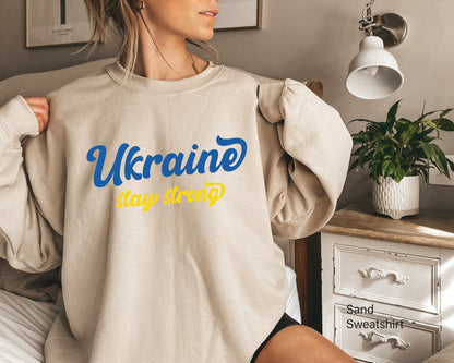 Ukraine Stay Strong Shirt, Stand With Ukraine Shirt,  Pray for Ukraine T-Shirt, World Peace for Ukraine, C6609