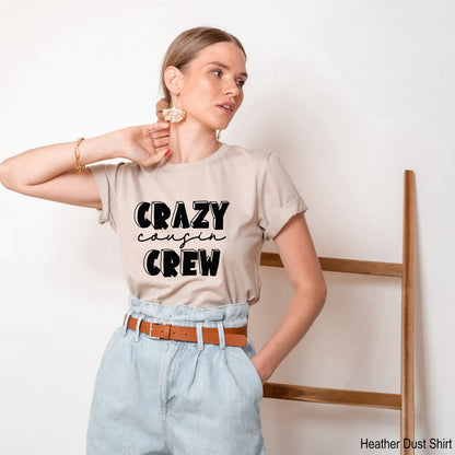 Cousin Crew Shirts, Team Cousin Shirt, Matching Cousin Shirt, Crazy Cousin Crew Tee, Family Birthday Shirts, Cousin Gift, C6610