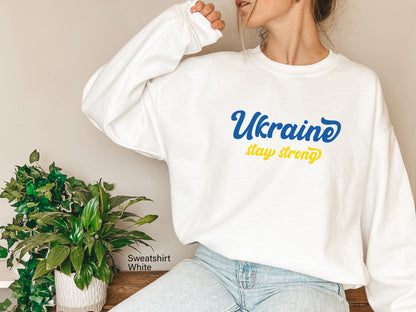 Ukraine Stay Strong Shirt, Stand With Ukraine Shirt,  Pray for Ukraine T-Shirt, World Peace for Ukraine, C6609