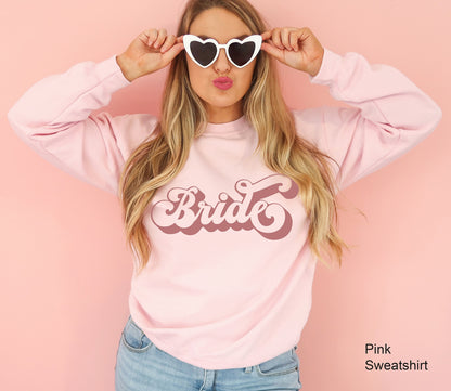 Bachelorette Sweatshirt, Bride Squad Hoodie, Bride Gift, Bridal Gift, Wedding Gift, Bride Shirt, Wife Shirt, Bridesmaid Shirt, C6653
