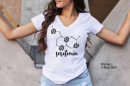 Serotonin Shirt, Mental Health Shirt, Anxiety Shirt, Depression Shirt, Mental health Matters Shirt,Positive Quote, Inspirational Shirt.C6661
