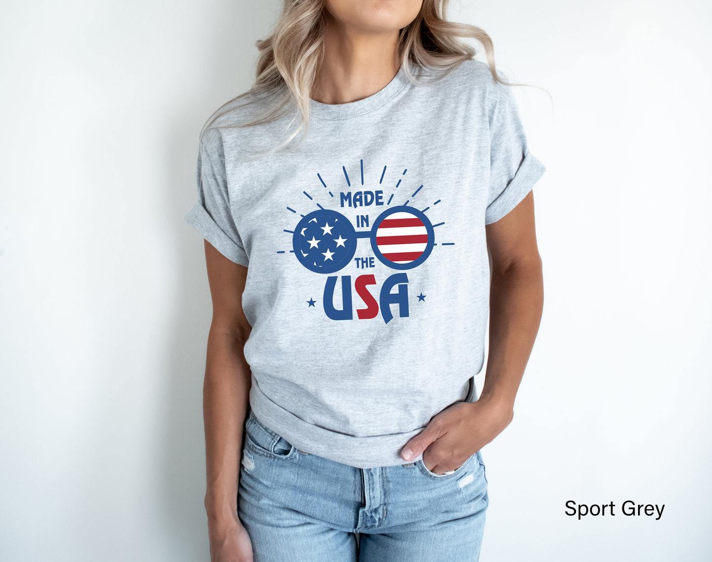 Made in USA Tanks,Trendy America Shirts,4th of July Party Shirt,Made In America Racerback,Patriotic Shirt,Cute 4th of July Tank Tops C6873