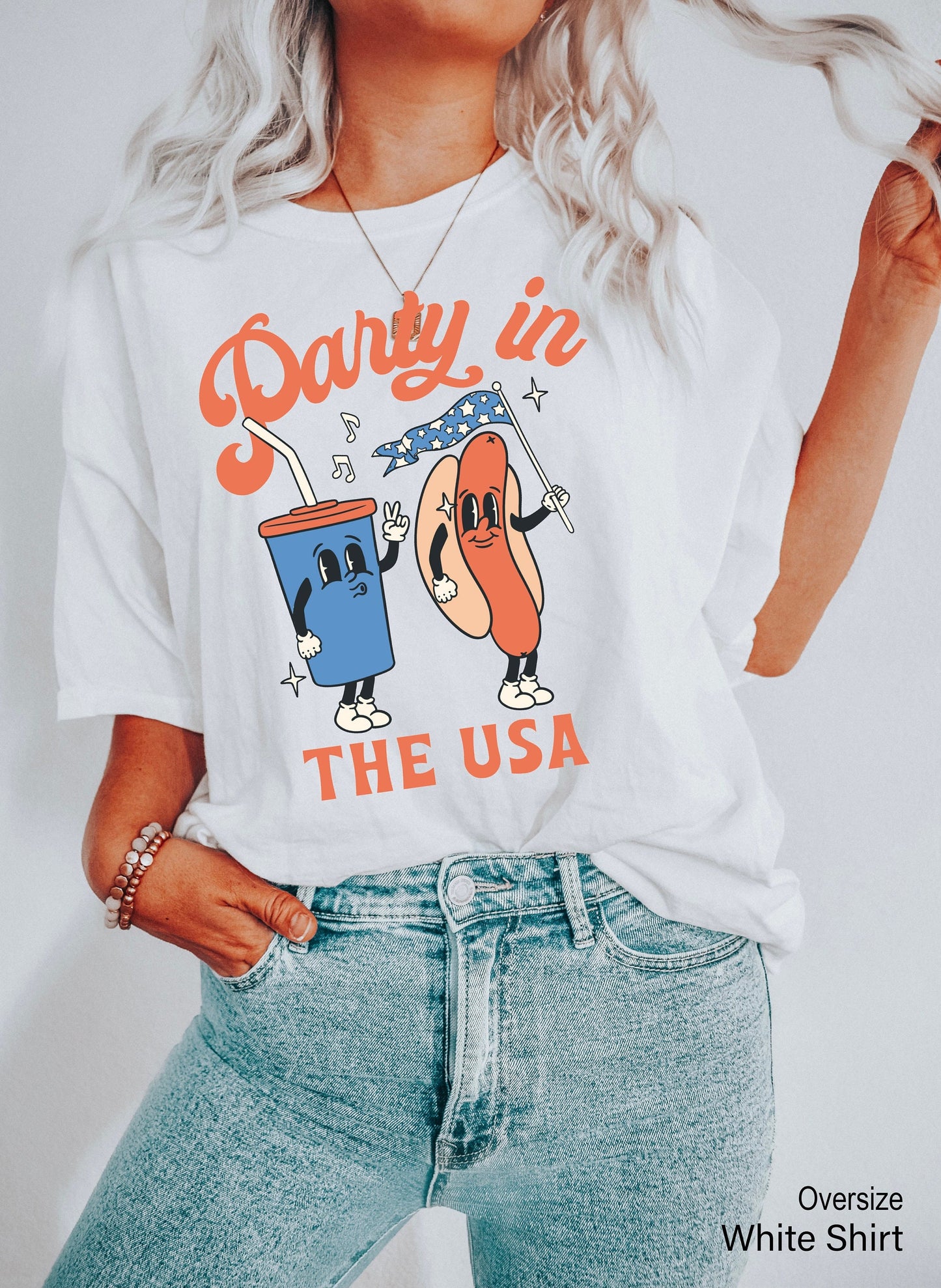 Party In The USA Shirt,4th of July Tanks,Fourth of July Racerback,USA Patriotic Tee,4th of July Party Tshirt,American Patriot Tank Top,C6988