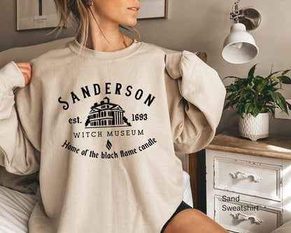Sanderson Witch Museum Shirt,Trendy Halloween Sweatshirt,Happy Halloween Kids Tops,Women Halloween Witches Tee,Halloween Party Costume,C5407