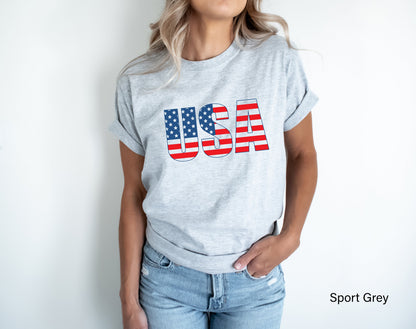 USA Sweatshirt, Fourth of July Hoodie,4th of July Party Tee,American Sweater,Patriotic Tshirt,Memorial Day Shirt,America Flag T-shirt, C6814
