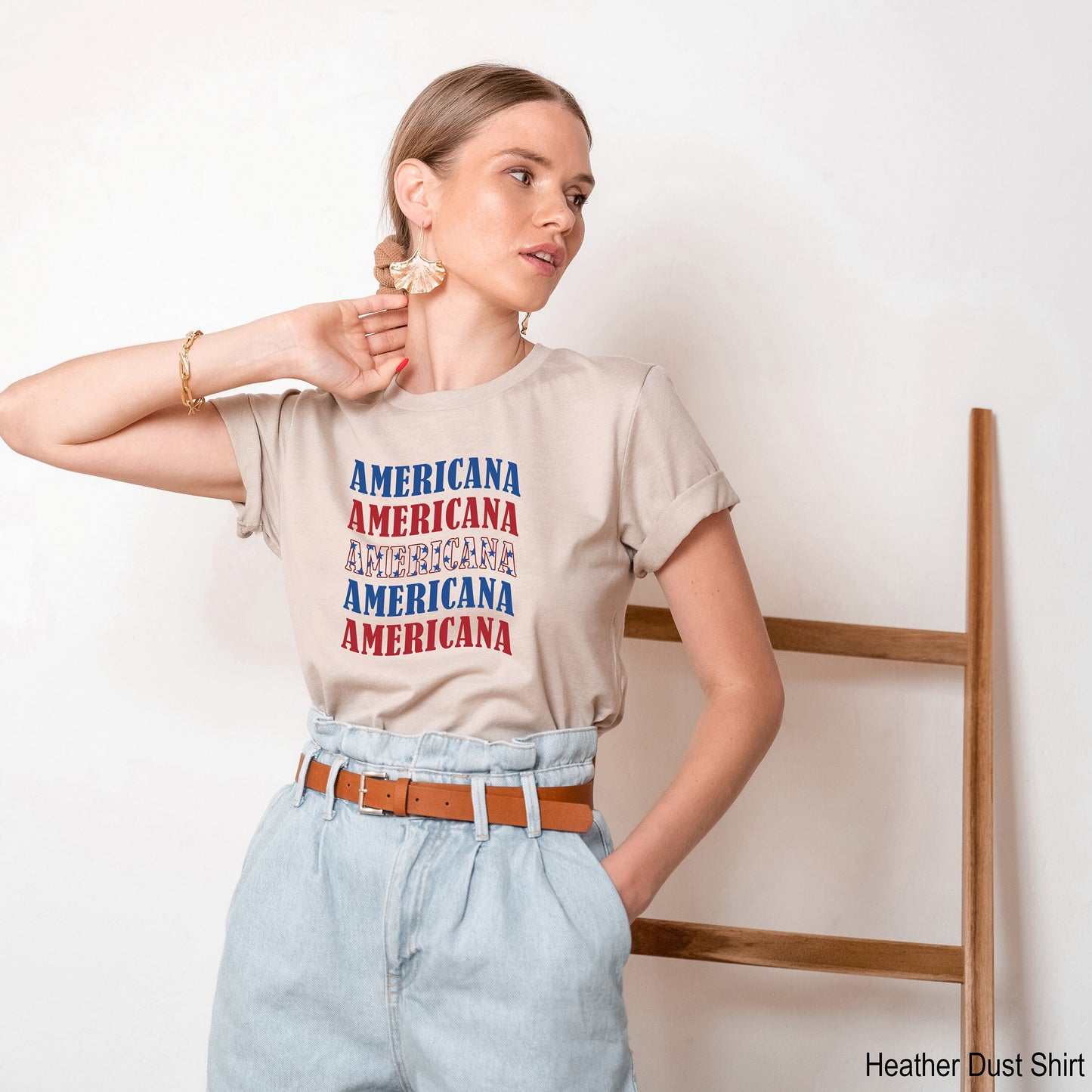 Americana Patriotic Pullover Sweatshirt, Independence Sweatshirt, Red White Blue Sweatshirt, Patriotic Shirt, C6956