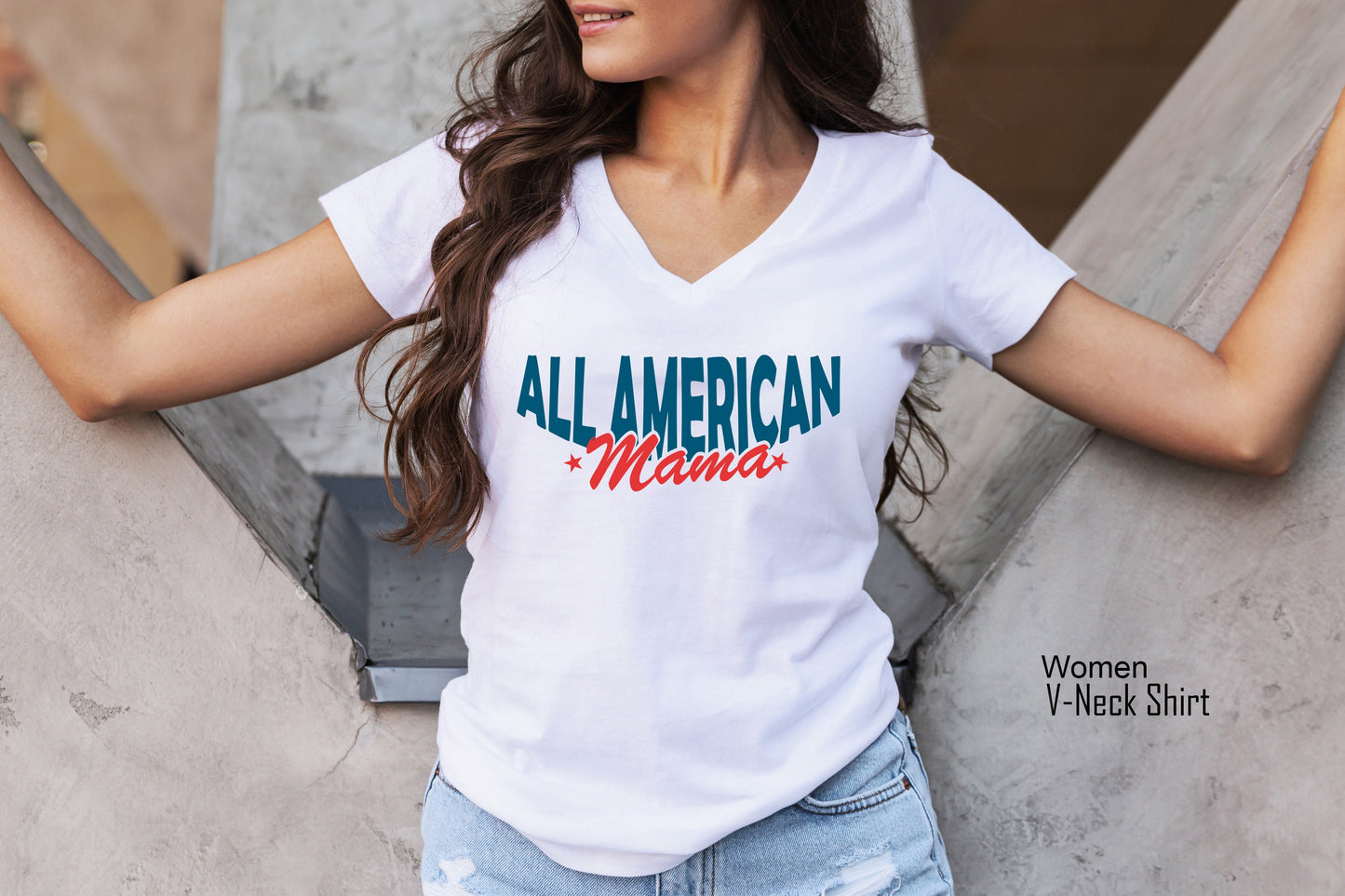 4th of July Tanks,All American Mama Shirt,4th of July Womens Racer Back,Patriotic Tank Top,Cute USA T-Shirt,Freedom Republican Tshirt,C6958