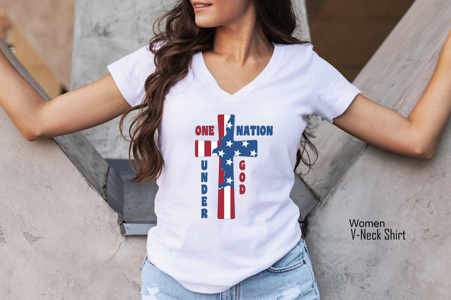 4th of July Tank Tops,Christian One Nation Under God Shirt,USA American Flag Tanks,Cross America Tank,Freedom Racer Back,Big Star Tee ,C6960