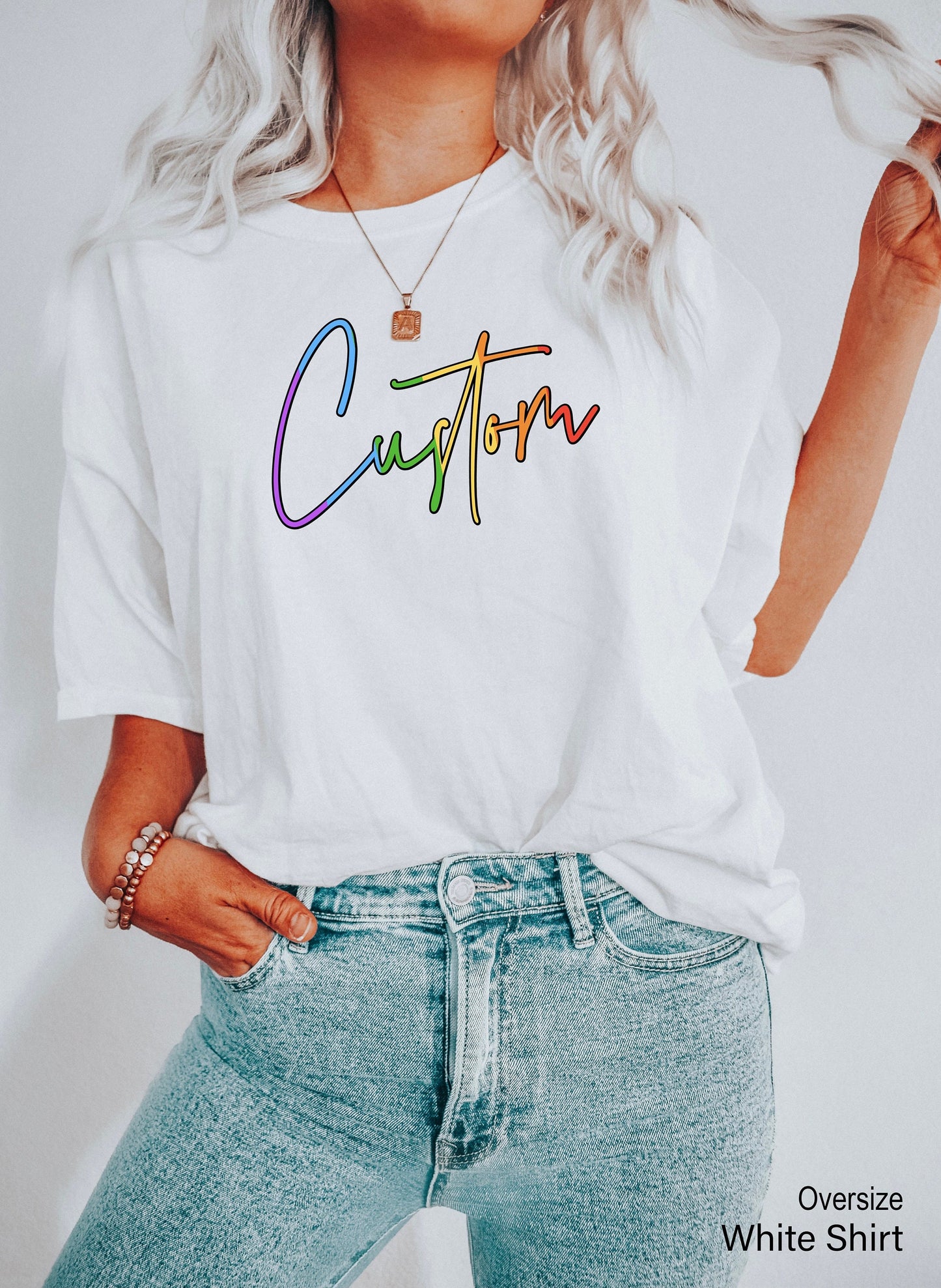 Custom Rainbow Shirt, LGBTQ Shirt, Gay Pride Lesbian Pride Tshirt, Lesbian Shirt, LGBTQ Shirt, Gay Shirt, LGBT Shirt, C6983