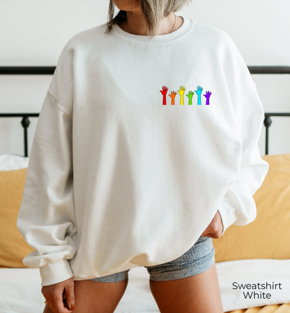 Gay Pride Swatshirt, Love Is Love Hoodie,  Pride Month, Pride Sweatshirt, LGBTQ Hoodie, LGBTQ Gift, Lesbian Sweatshirt, Gay Gift, C7002