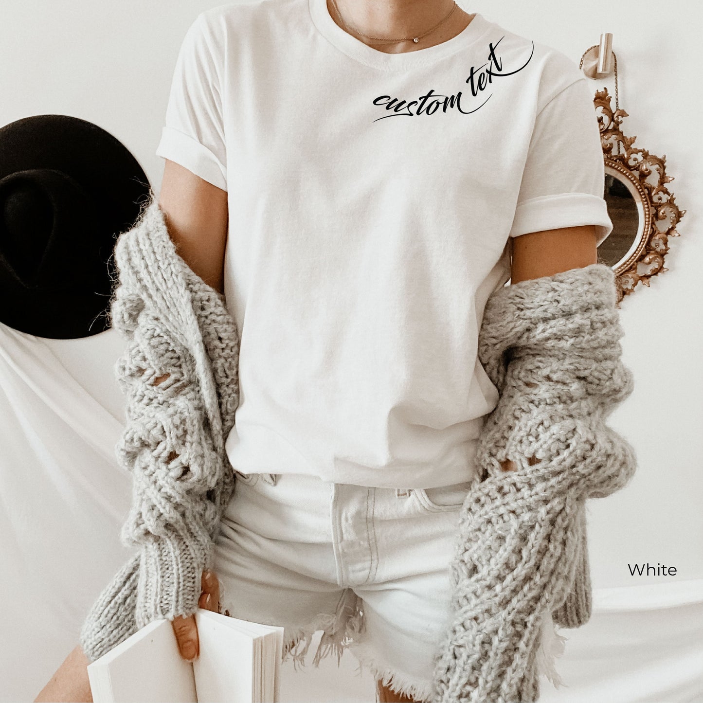 Custom Text Shirt,Custom Sweatshirt,Custom Hoodie,Your Custom Text,Bridesmaid,Birthday,Bride,Bachelorette Party Gift,VC6919