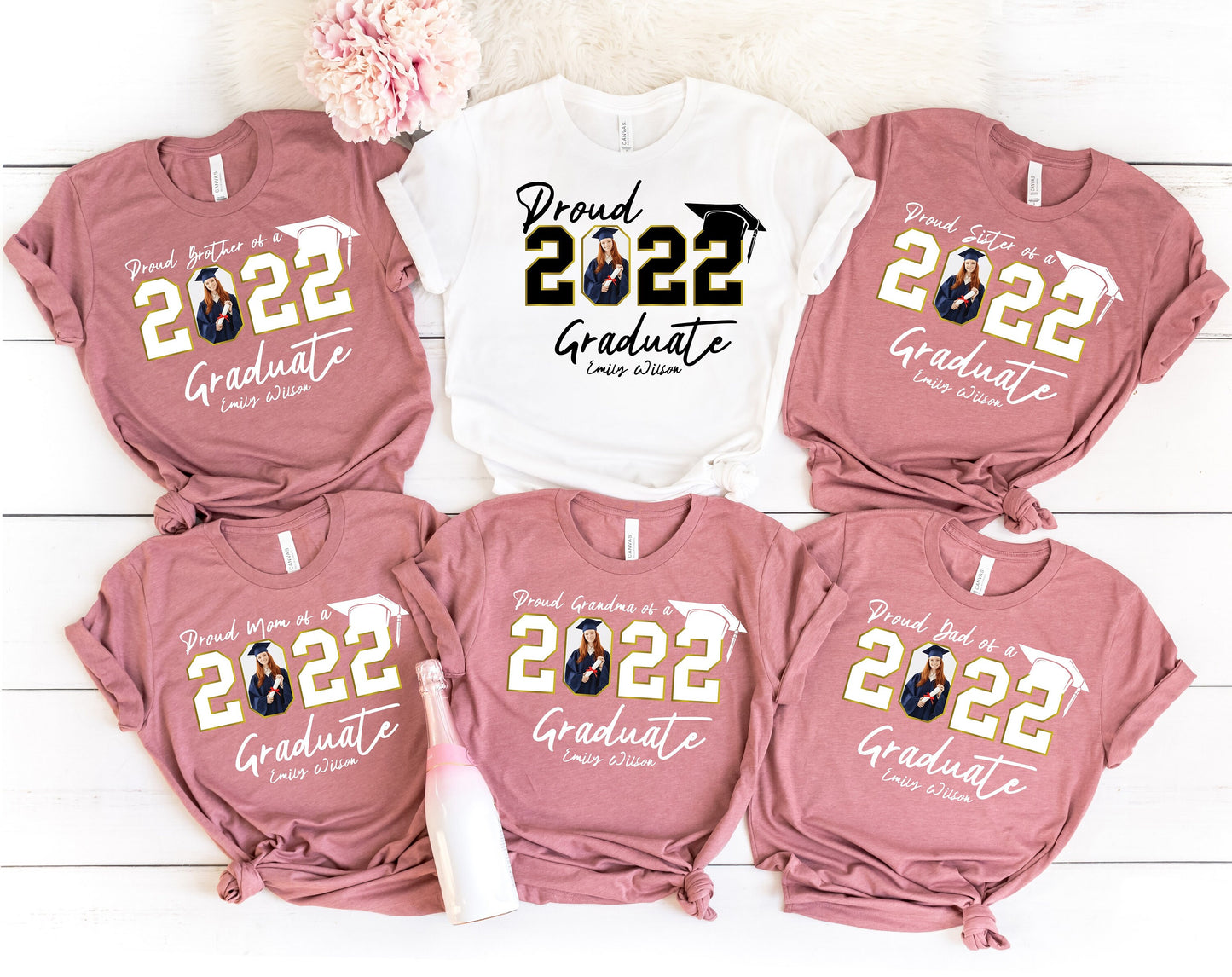 Personalized Graduation Sweatshirt,Custom Graduation Hoodie,Proud Family Shirts,Customized Photo Graduation T-Shirt,Graduate Tee,C6927