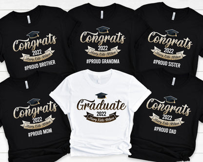 Custom Graduation Family Sweatshirts,Personalized Matching Proud Graduate Hoodie,Prom Proud Mom of the Graduate,Gald Gifts, C6931