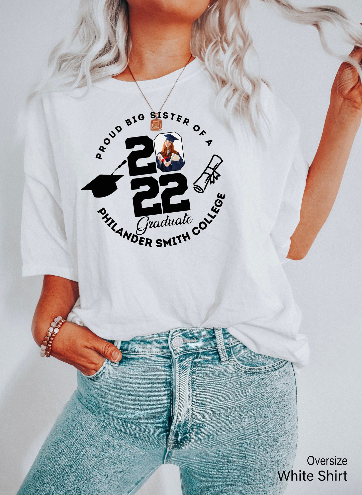 Personalized Graduation Hoodie, Custom Graduation Hoodie,  Proud Family Sweatshirt, Customized Photo Graduation Shirt, Senior 2022, C6797