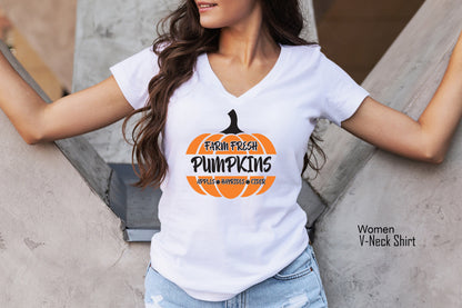Pumpkin Shirt,Trendy Pumpkin Season Shirts,Funny Fall T Shirt,Farm Fresh Pumpkin Tshirt,Hello Pumpkin Patch T-Shirt,Fall Lover Tees,C7047