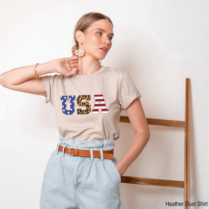 Retro USA Shirt,Patriotic T-shirt,Fourth of July Tee,4th of July Party Shirt,American V Neck Shirt,America Racer Back,Memorial Day Tee,C6827