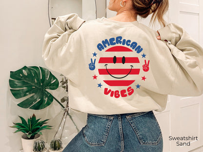 4th of July Sweater, Patriotic Hoodie, Independence Sweatshirt, Fourth of July Sweatshirt, Red White Blue Sweatshirt, C6877