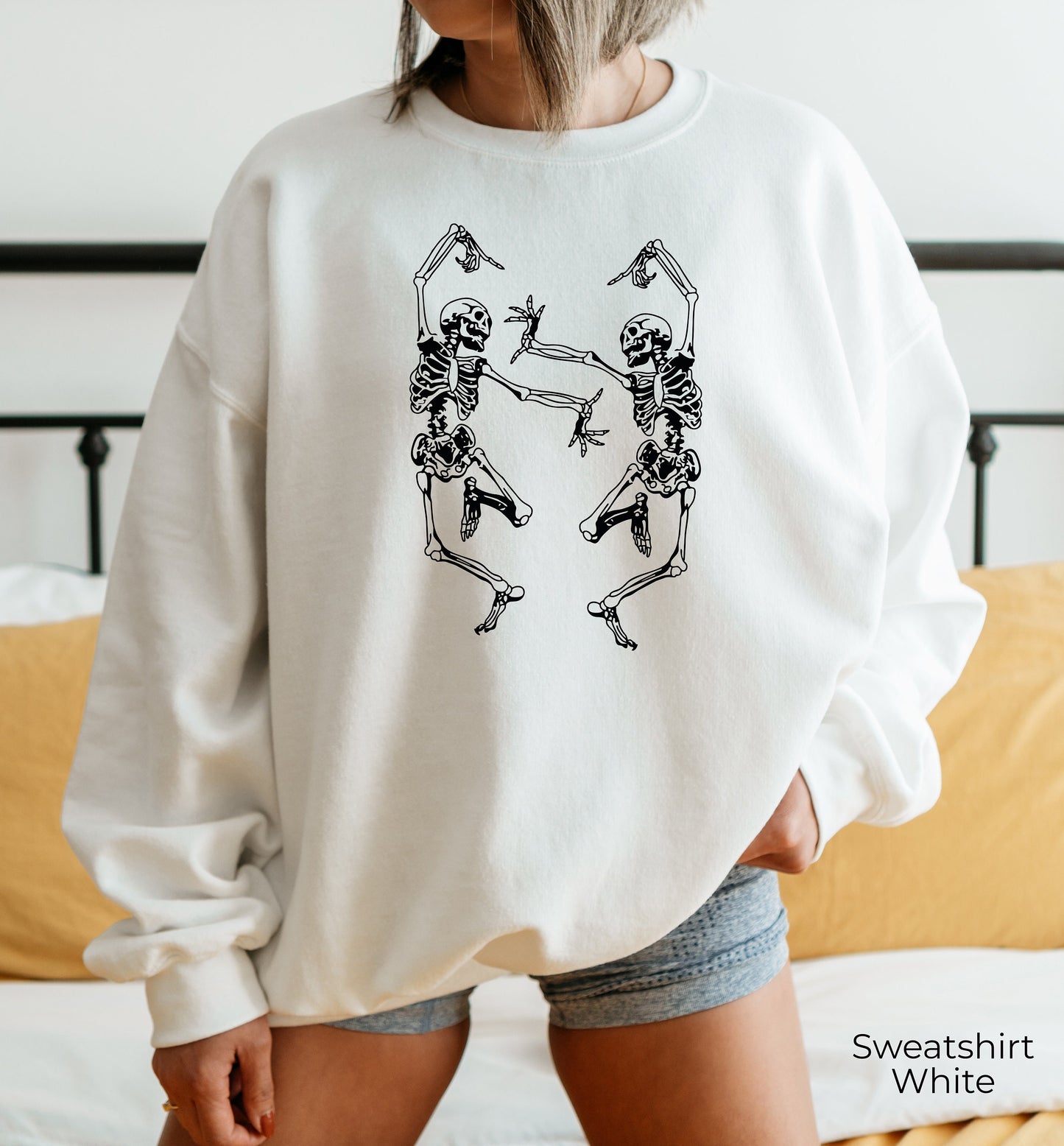 Halloween Skeleton Shirt,Halloween Party Dancing Skeleton Shirt,Skeletons  Halloween Shirt,Halloween Costume,Comfortable Tee,C6116
