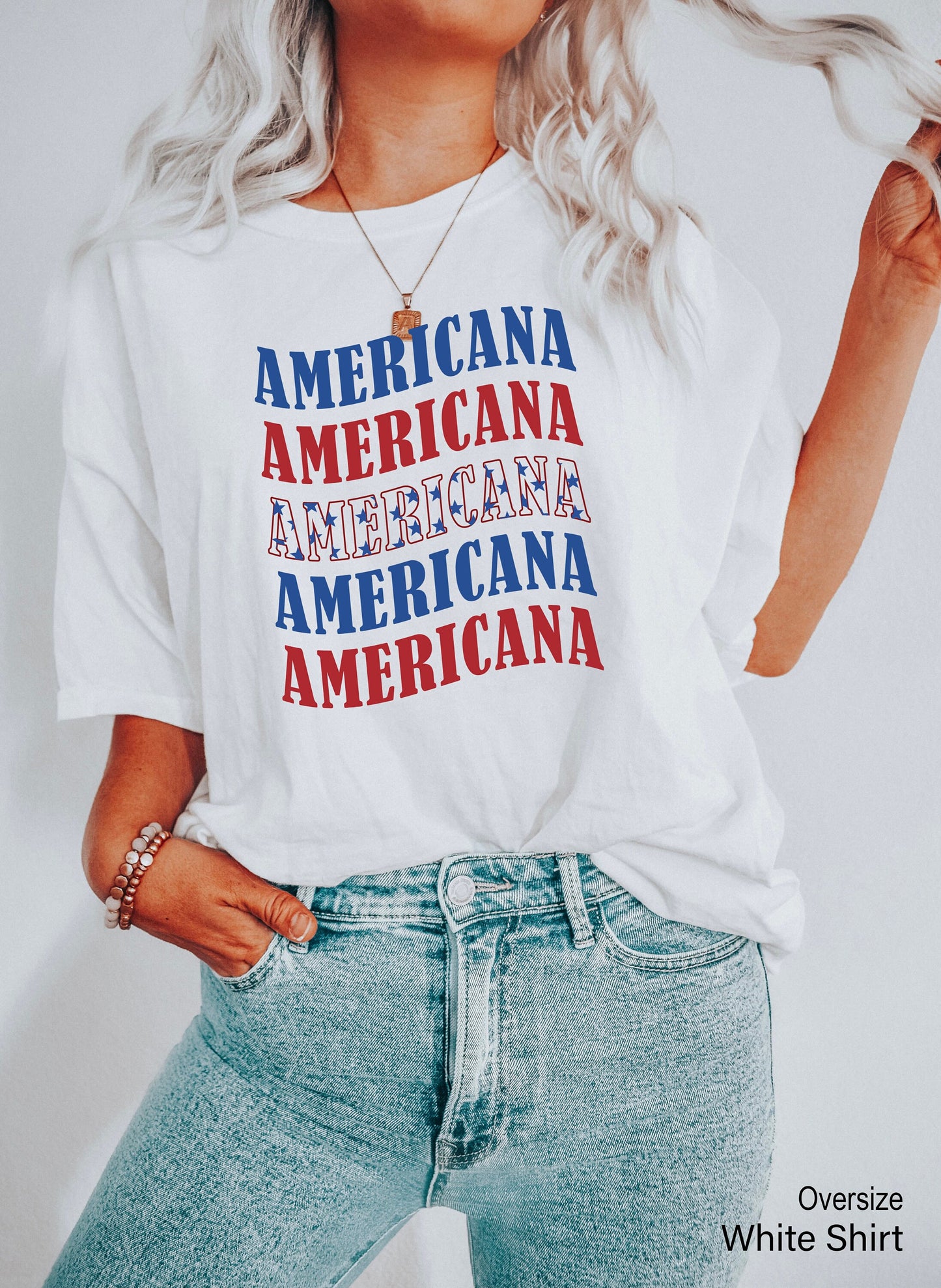 Americana Patriotic Pullover Sweatshirt, Independence Sweatshirt, Red White Blue Sweatshirt, Patriotic Shirt, C6956