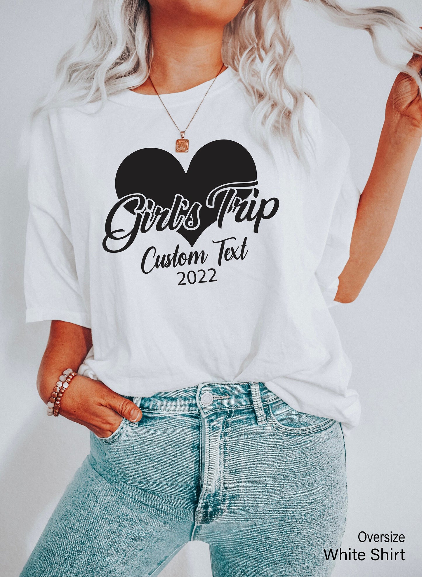 Girl's Trip 2022 Custom Text Sweatshirt, Custom Your Place, Girls Night Out Hoodie, Girls Vacations, Girls Weekend, Besties Shirt, C6975
